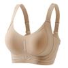 Traceless large size full cup with double breasts, bra with large breasts, thin and comfortable sticker bra, fixed cup.