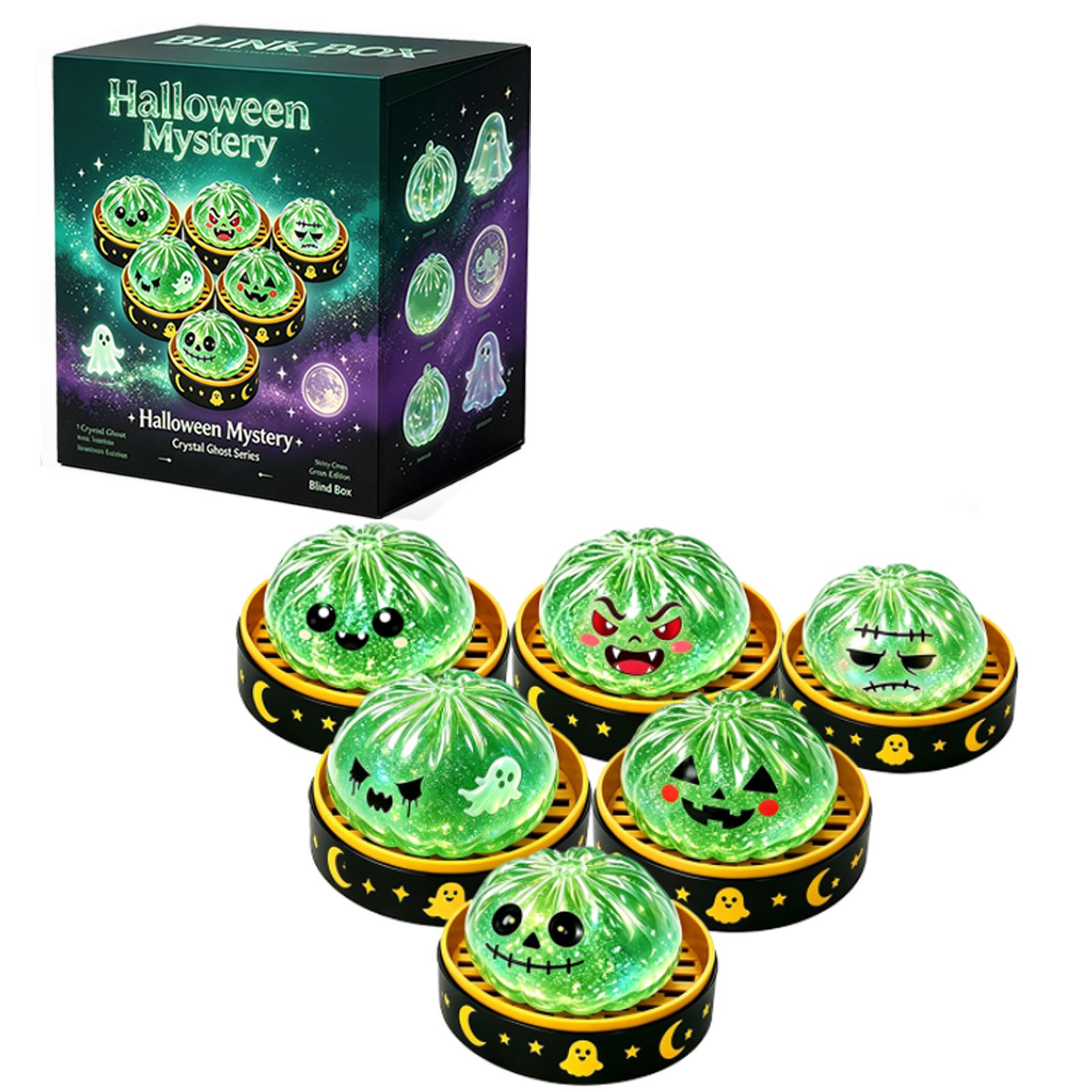 Halloween Themed Steamed Bun Stress Toy - Toy for Halloween Party Favors One Size