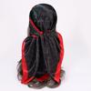 New 90 * CM Satin Square Scarf, Women's Headscarf, Scarf CO Contrasting Color Shawl Striped Simple Model