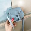 New Cute Children Shoulder Bag Mini Size PU Leather Kids Coin Purse Tassels Adjustable Princess Messenger Bag Children