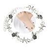 Victorian Rose Flower Link Bracelet Alternative Occult Wristchain Women Jewelry