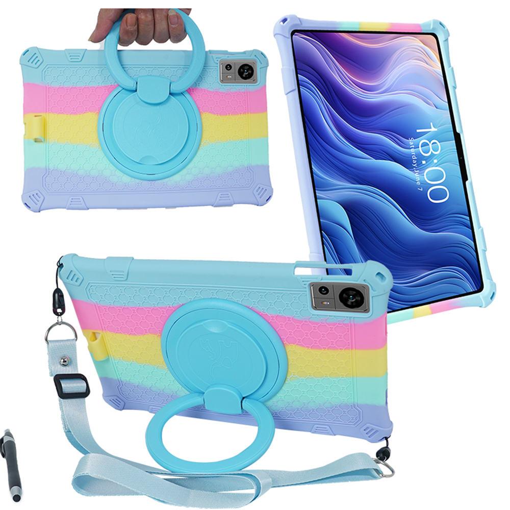 360 Grad Drehbar Weiche Silikonhülle Für Teclast T60 12 Zoll 2025 Vollkörperschutz Stoßfest Ständer Tablet-Hülle