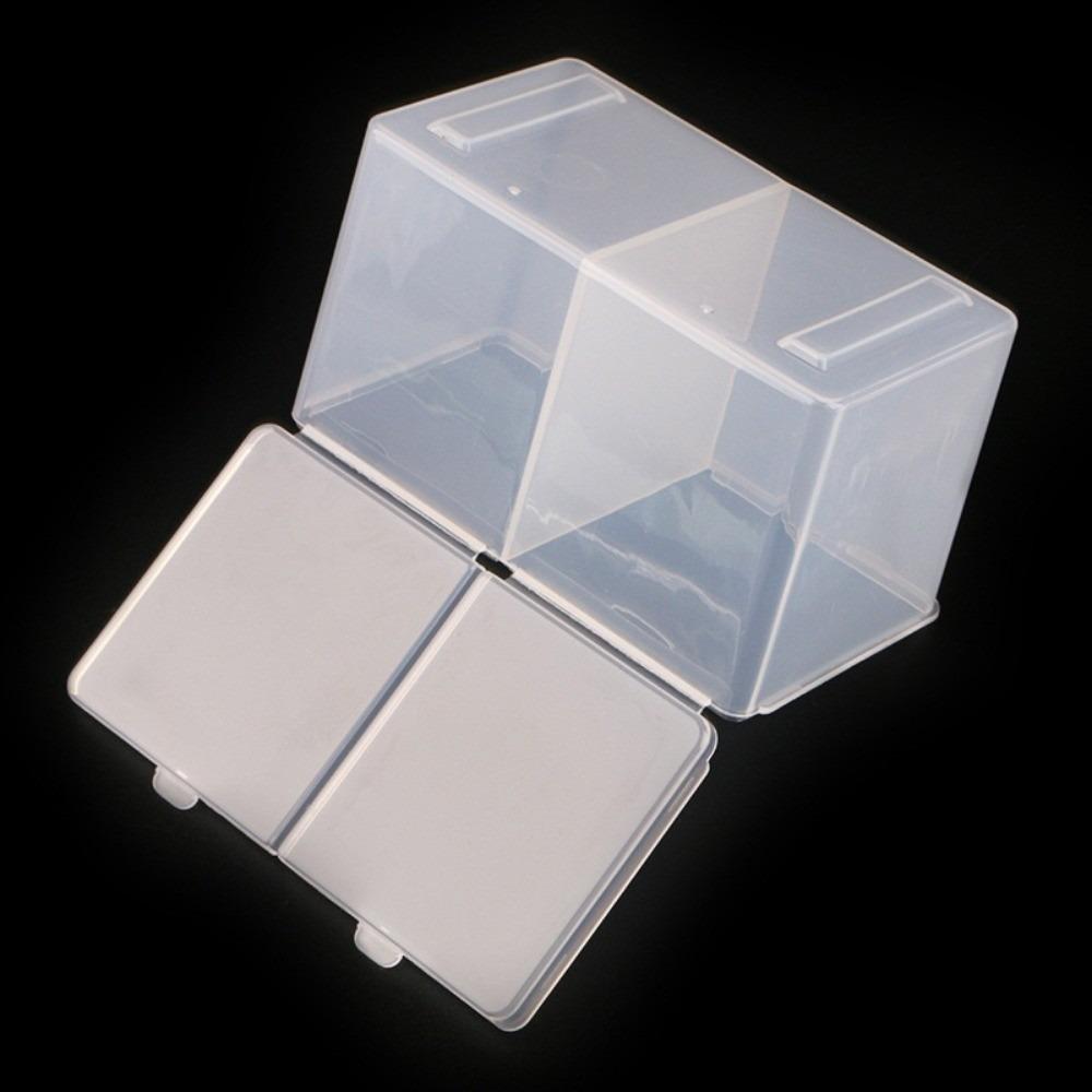 Double Girds Cotton Pad Storage Box Makeup Container Multifunctional Jewelry Nail Tool Empty Case