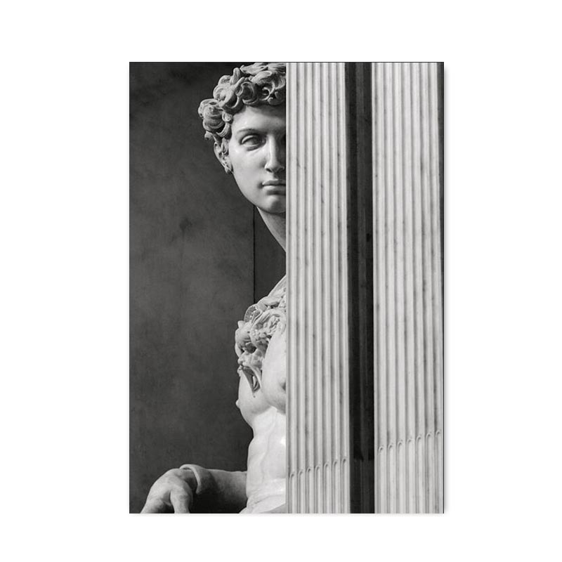 David Sculpture Posters and Prints Modern Canvas Painting Nordic Wall Art Pictures for Living Room Home Decoration