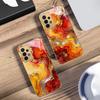Golden Starry Light For Samsung A 01 52S A04 A05S A10 A12 13 22 23 24 36 42 M02 Note 10 20Ultra 8 9 Golden Glass Phone Case
