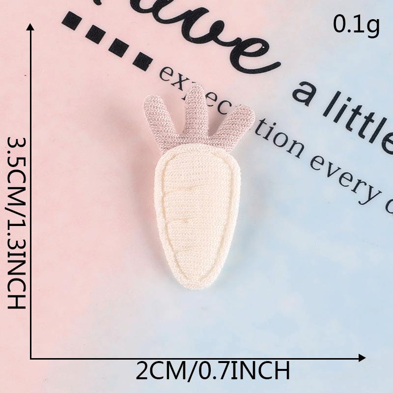 Stoff Aufkleber Dekorative Schmuckstücke Niedlicher Plüschbär Cartoon Haarnadel Lederring Zubehör Brosche Handgemacht DIY Haarschmuck Zubehör