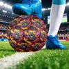 Pallone da Calcio Stampato Colombia Taglia 5 Resistente all'Usura Standard da Allenamento per Adulti Regalo per Appassionati per Partite Sportive Indoor Outdoor