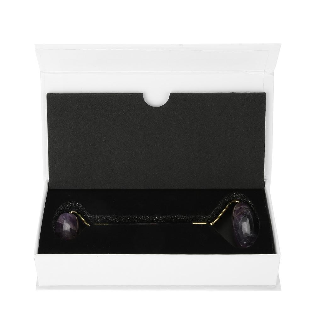 Natural Jade Roller Massage Amethyst Facial Massage Anti Wrinkle Anti Aging for Face Eyes