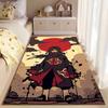 Dark Ninja with Red Moon Pattern Suitable As a Non-slip Mat for the Living Room or Bedroom Sofa