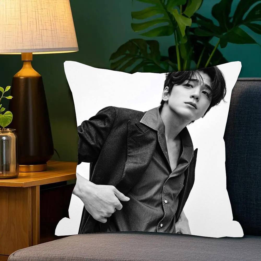 Korean Celebrity Kim Min Kyu Pillow Case Fashion Square Pillowcase Bedroom Sofa Room Ins Decoration Leisure