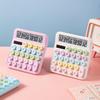 Dual Power Supply Candy Color Calculator Solar Powered Dopamine Calculator  Student Tools