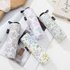 Small and Portable Cherry Blossom Style 50% Off Sun Protection Umbrella for Women, Black Coating Uv Protection Pocket Mini Umbrella for Sun and Rain