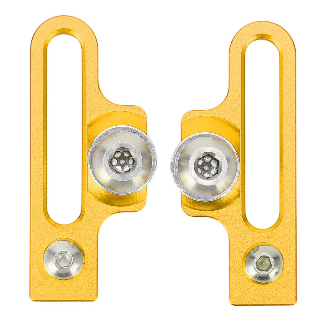2Pcs Bike C Clamp Brake Pad Aluminum Alloy Extension C Caliper Adapter Brakes for Road BicyclesGold