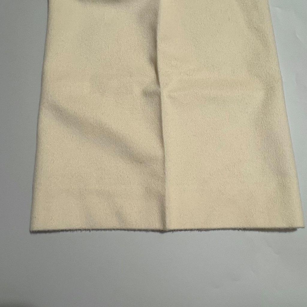 Used 〇ebure High waist wide gaucho pants 100% wool cream 36 size 2810600427 [] C rank 0908-4