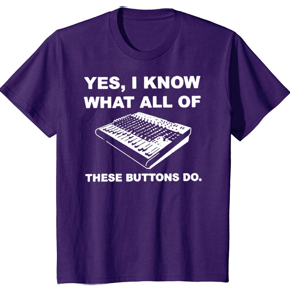 Sound Engineer T Shirts Graphic Streetwear Short Sleeve Harajuku DJ Audio Engineer Hip Hop T-shirt Mens Clothing
