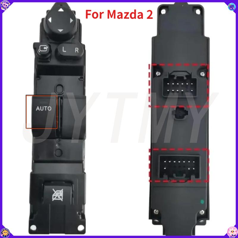 Electric Power Master Window Control Switch Parts for Mazda 2 2008 2009 Front Left Driver s Glass Lifter Button Car Accessories