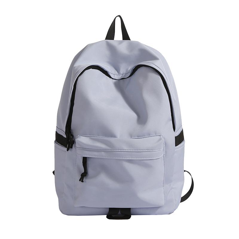 

Backpack Large Capacity Travel Backpack Men s Simple Women s Casual Japanese Junior High School Student High School Student School Bag Men синій