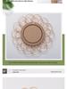 Petal Mirror: Willow Wicker Decorative for Living Room, Bedroom, or Entrance Wall.
