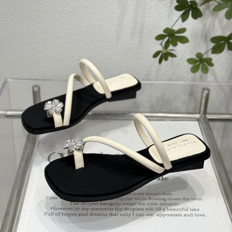 Fashion Women's Summer 2025 New Hot Selling Fashionable High-quality Flat Sandals Open-Toe Roman Slippers Breathable Faionable