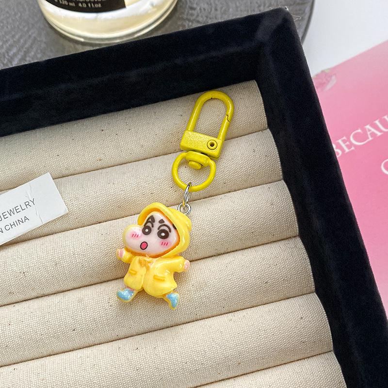 Crayon Shin-chan Schoolbag Keychain Pendant - Student & Graduation Gift Ornament