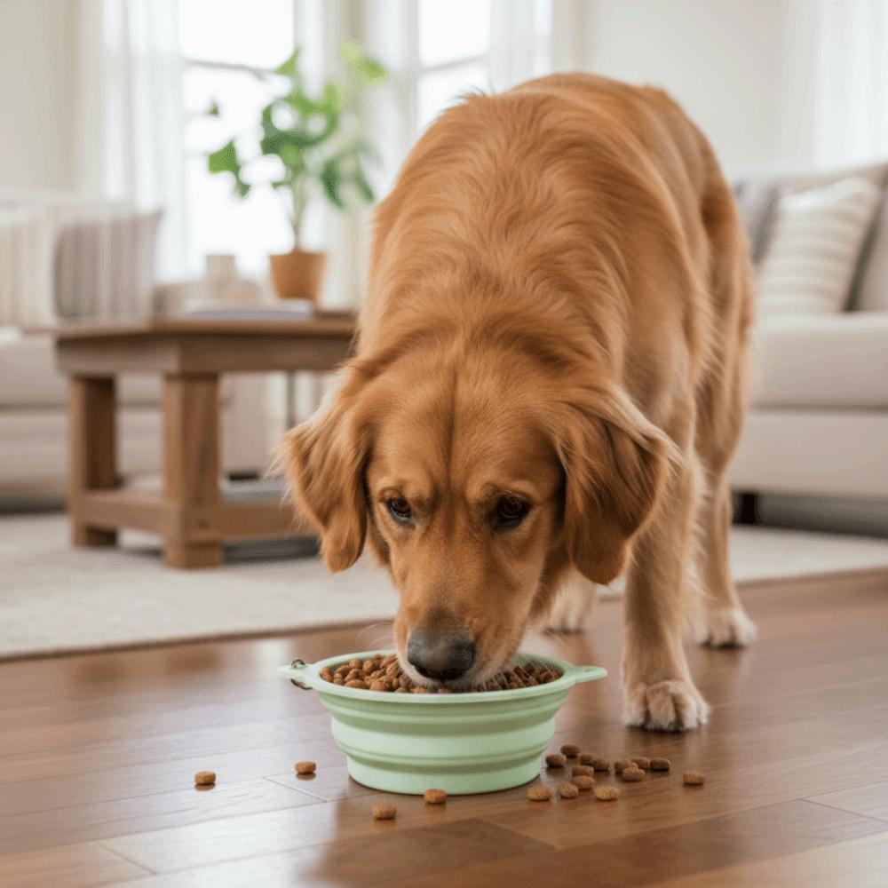 Lightweight Folding Portable Pet Bowl Silicone Suction Cup Slow Food Feeder with Hanging Hook Dog Feeding Bowl for Cats Puppy