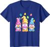 Gnome Easter Outfit Colorful Easter Eggs Gift Youth Unisex T-shirt