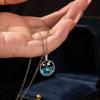 Elegant S925 Sterling Silver Water Drop Necklace - Women's Luxury Niche Design Choker with a Simple, Trendy Style.
