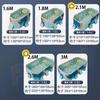 Pugrwei Large Folding Pool, No Inflation Required, 2.6M Deep, Rectangular, Large Pool for Children, Easy Storage, Perfect for Kids and Adults, Home