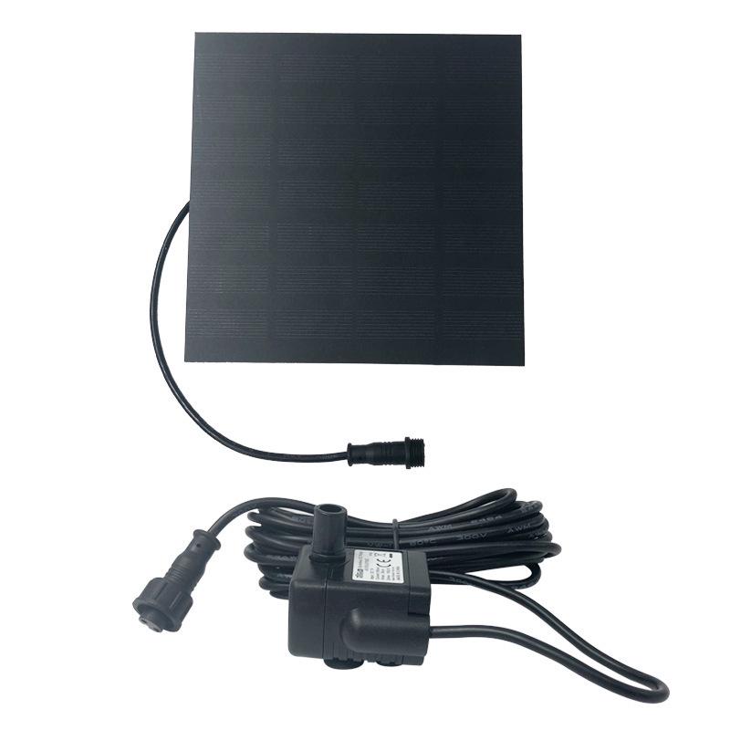 2.5W Solar Lotus Leaf Floating Bird Bath Fountain for Gardens