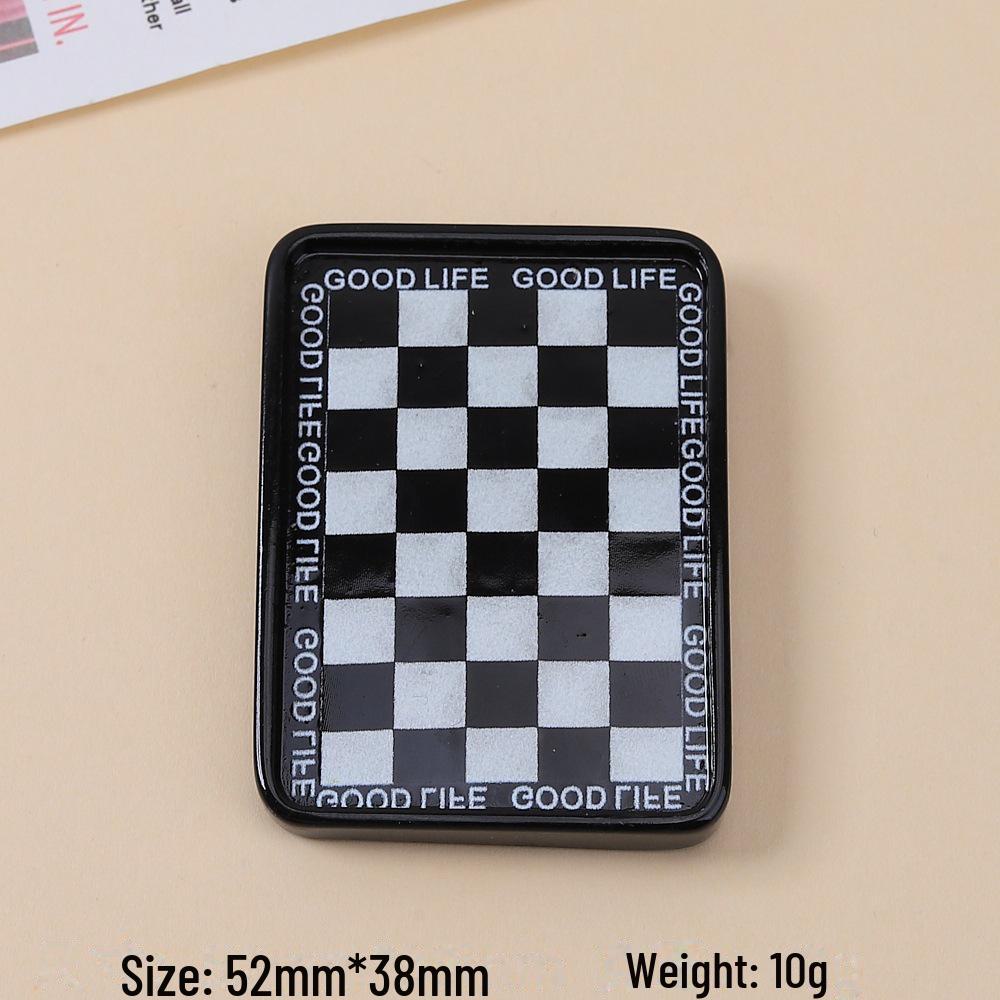 Kolorowa Kreskówkowa Szachownica Żywiczna Spinka do Włosów i Akcesoria Magnetyczne