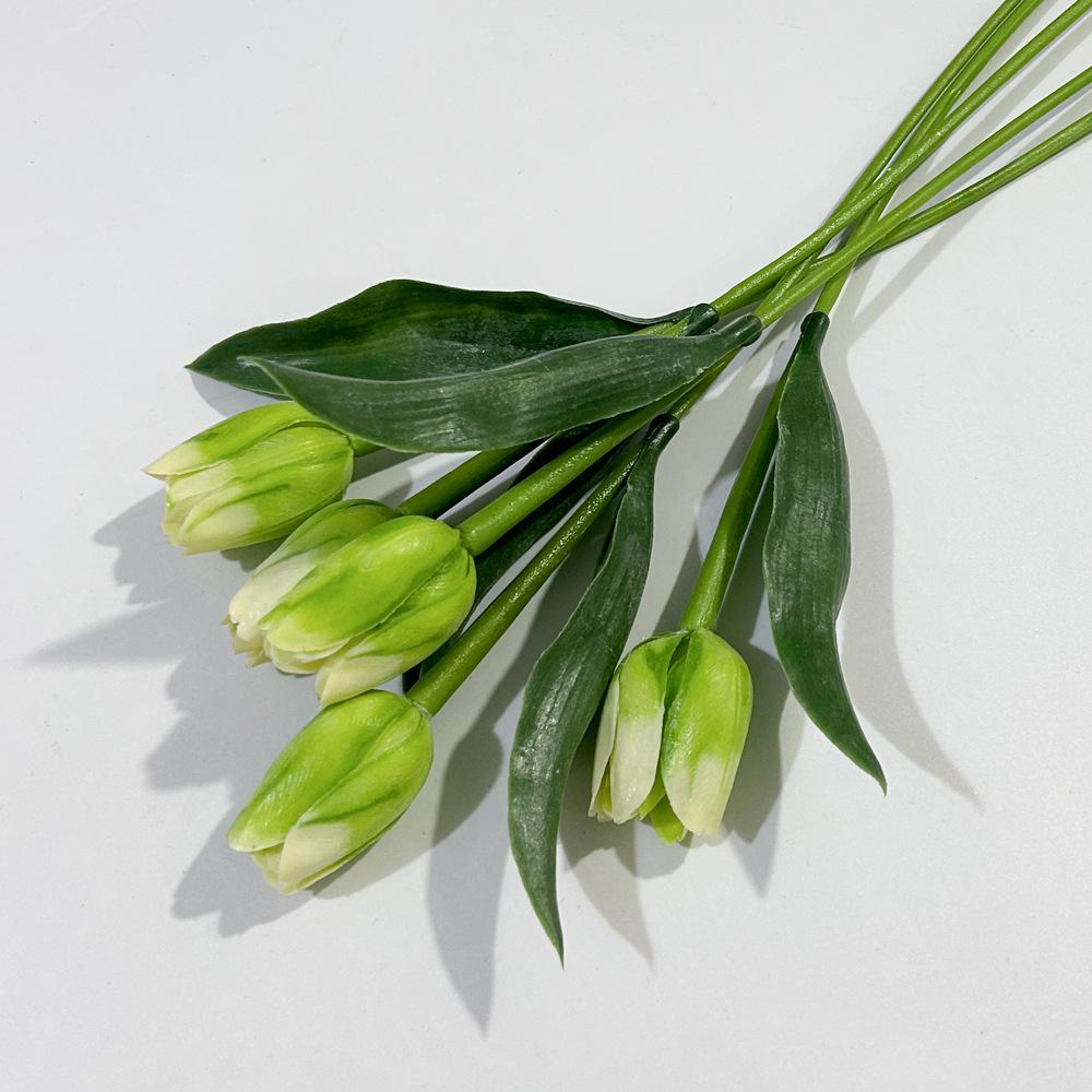 

Искусственный букет тюльпанов, мини-искусственный цветок, домашнее украшение, свадебная композиция