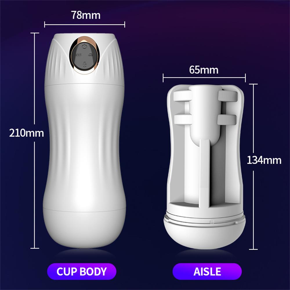 Blowjob Sex Machines Automatic Male Masturbator Cup Realistic Oral Sucking Intelligent Voice  Artificial Vagina Sex Toy for Men