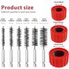 1/2" 3/4" 1" Copper Pipe Cleaner Kit Replacement Polishing Wire Bore Brush for Automobile