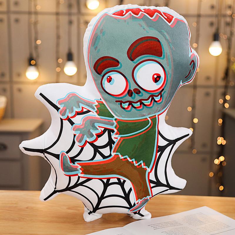 Pumpkin Halloween Zombie Ghost Bat Plush Toy Stuffed Doll Decoration Gift Kids