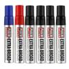 3color Large-Capacity Marker,3mm Round Toe,Oil-Based Big-Ended Marker Pen,Refillable ink,Waterproof,Non-Erasable