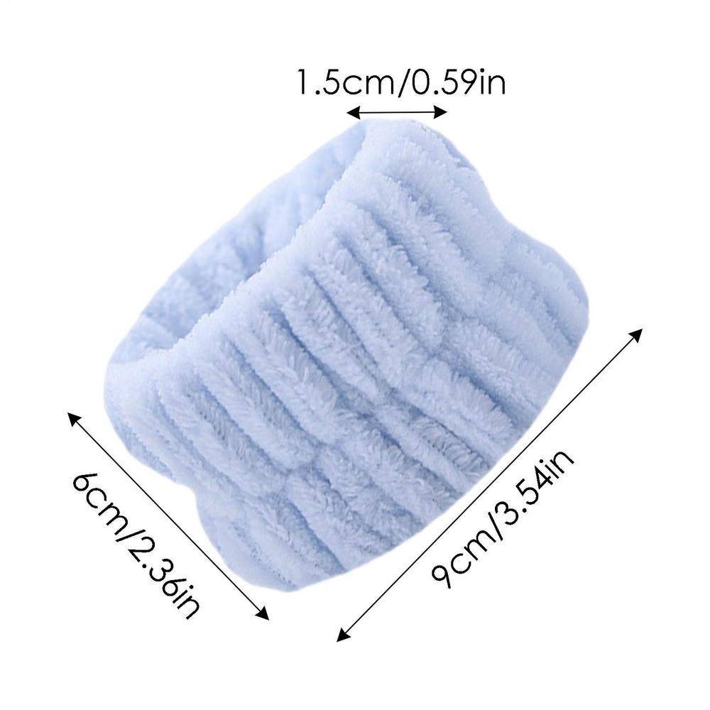 2pcs Wrist Spa Washband Washing Wristbands Wash Towel Band for Washing Face Absorbent Wristbands Womens All-match Wristband