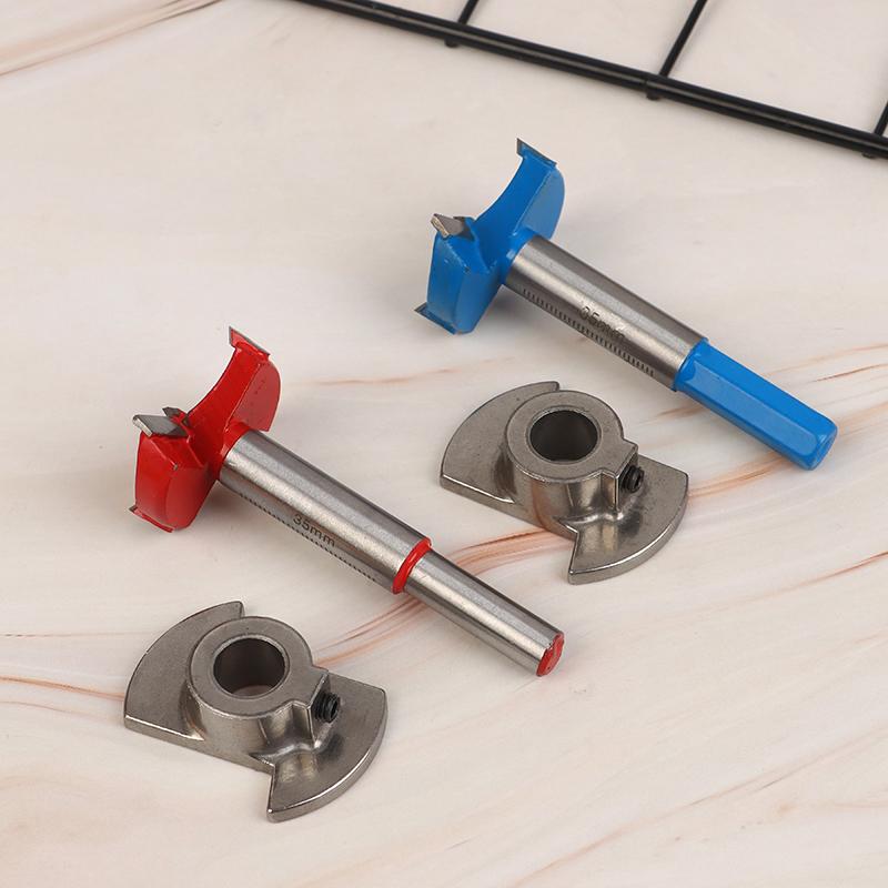 35mm Hinge Hole Drilling Guide Locator Hinge Drilling Jig Drill Bits Woodworking Door Hole Opener Cabinet Accessories Tools