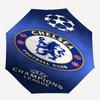 Automatischer Regenschirm im Chelsea Football Club Design, Leicht & Tragbar, 8 Speichen, Perfekt für Reisen im Freien, Geburtstage, Weihnachten, Geschenke.