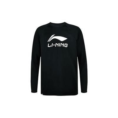 Moisture-Wicking Sports Crew Neck Long Sleeve T-Shirt Men Tops Black ATLR071-5