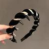 Velvet Non-Slip Toothed Headband for Women - 2025 Fashionable Skull Top Hair Accessory