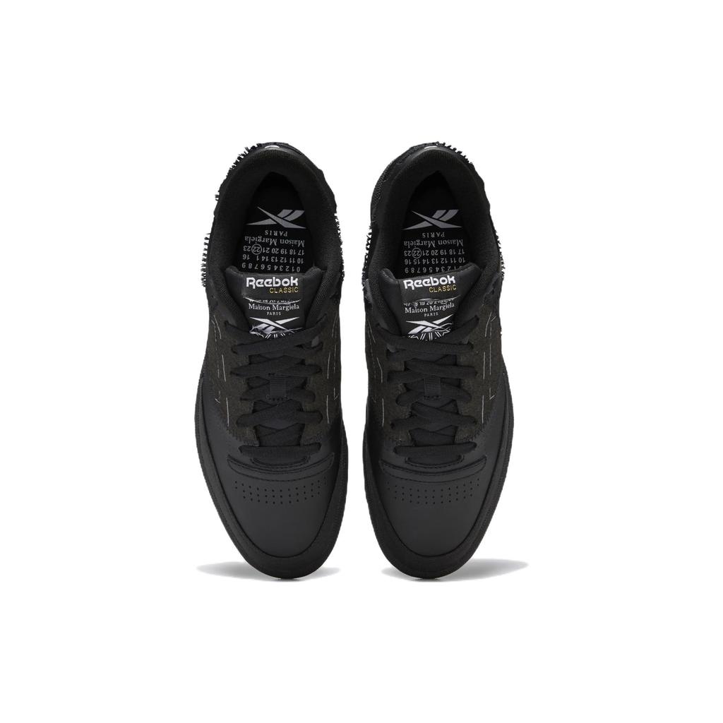 Maison Margiela X Reebok Club C Memory Of - Black Unisex Sneakers Footwear-White GW5012