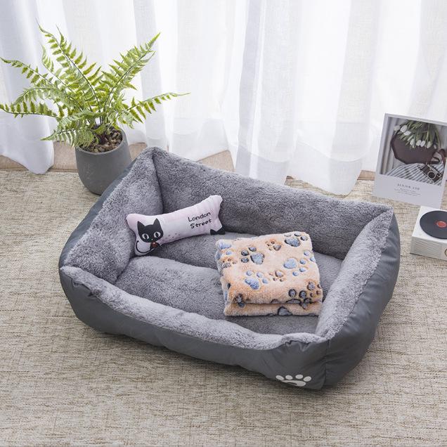 Winter Thickened Pet Bed for Dogs & Cats - Warm, Cozy Mat for Large & Medium Pets