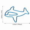 100Pcs Dolphin Shape Metal Paperclips Blue Cute Paper Clips Paper Clips  Document Organization