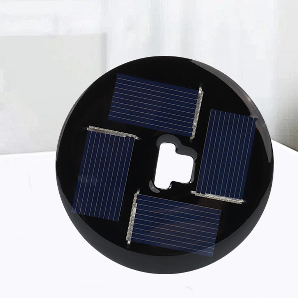 Round Shaped Solar Panel 2V 160mA Current Solar Board Perfect For DIY Projects And Small Appliances