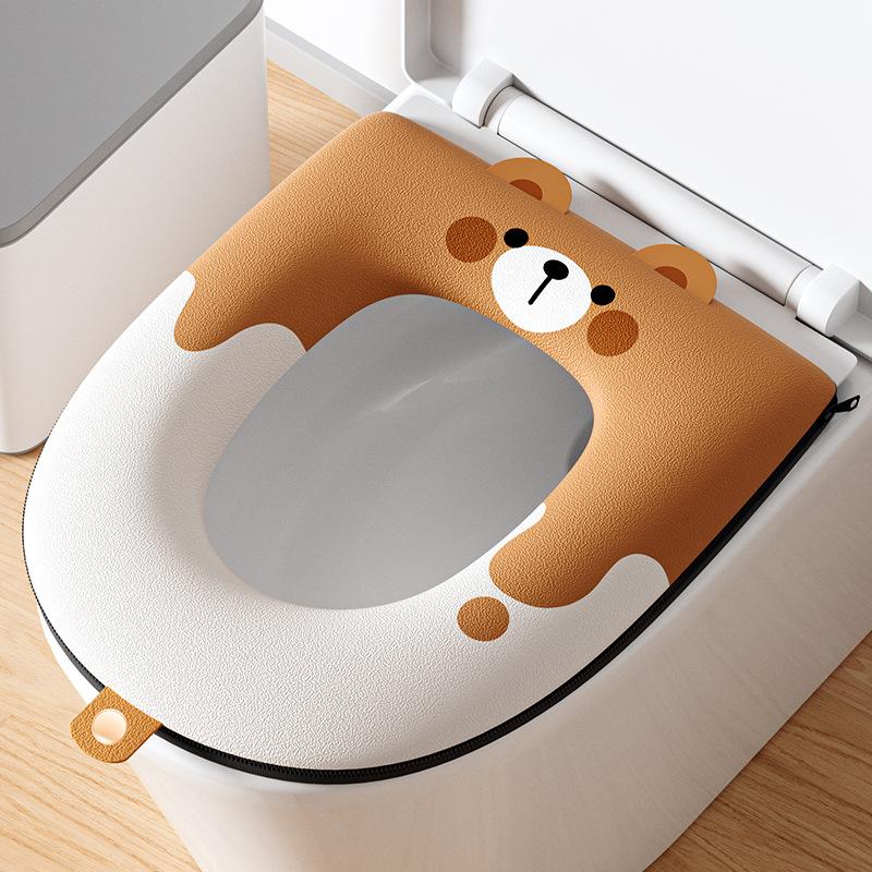 

New waterproof erasable toilet bathroom Internet celebrity home summer toilet cover