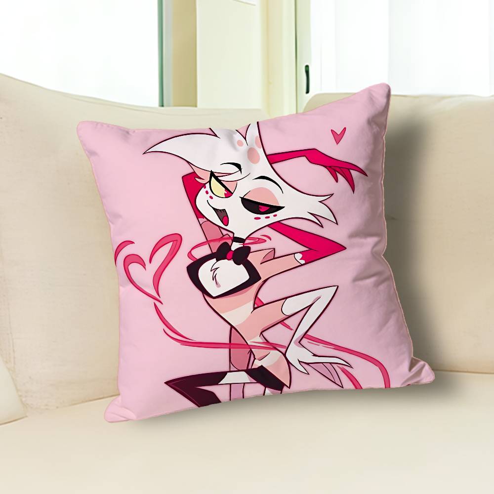 A-Angel D-Dust H-HazbinsS-S Pillow Cases for Bedroom Living Room Sofa Home Decor Polyester Cushion Cover with Zipper