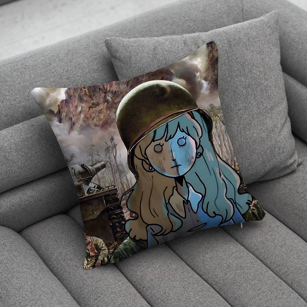 HHABROMANIA Pillow Case Pillowcase Home Sofa Cushions Car Cushions Pillowcover Office Pillowshell Pillow