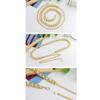 Gespleißter Perlen Damen Gürtel Elegant Vielseitig Elastische Taille Design Mode Perlenbesatz Vielseitig Frühling Sommer
