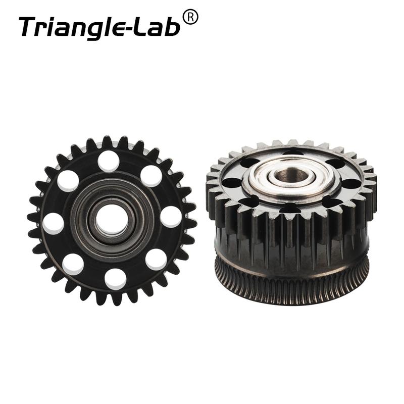 Trianglelab® Upgrade Extruder Gear For Creality K2 serie All Metal Filament Drive Gear For K2 serie Nickel Plated DLC Coating