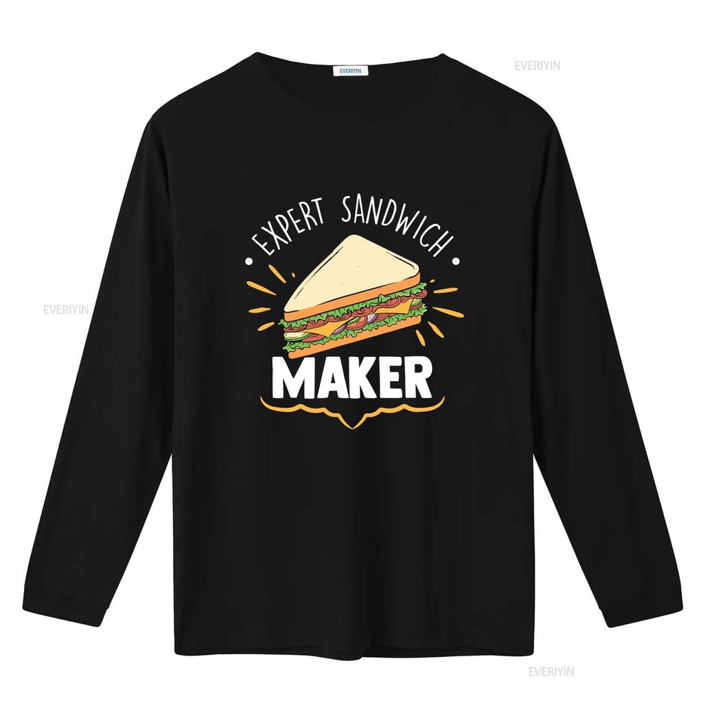 Expert Sandwich Maker Funny Making Enthusiast T Shirt vintage Washed Soft fashion Versatile Casual graphic Slightly Unisex